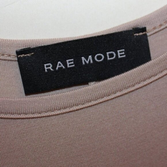 Rae Mode Hi Low Cold Shoulder Top Moss Green Viscose Modal Buttery Soft 2X Plus - Picture 4 of 12